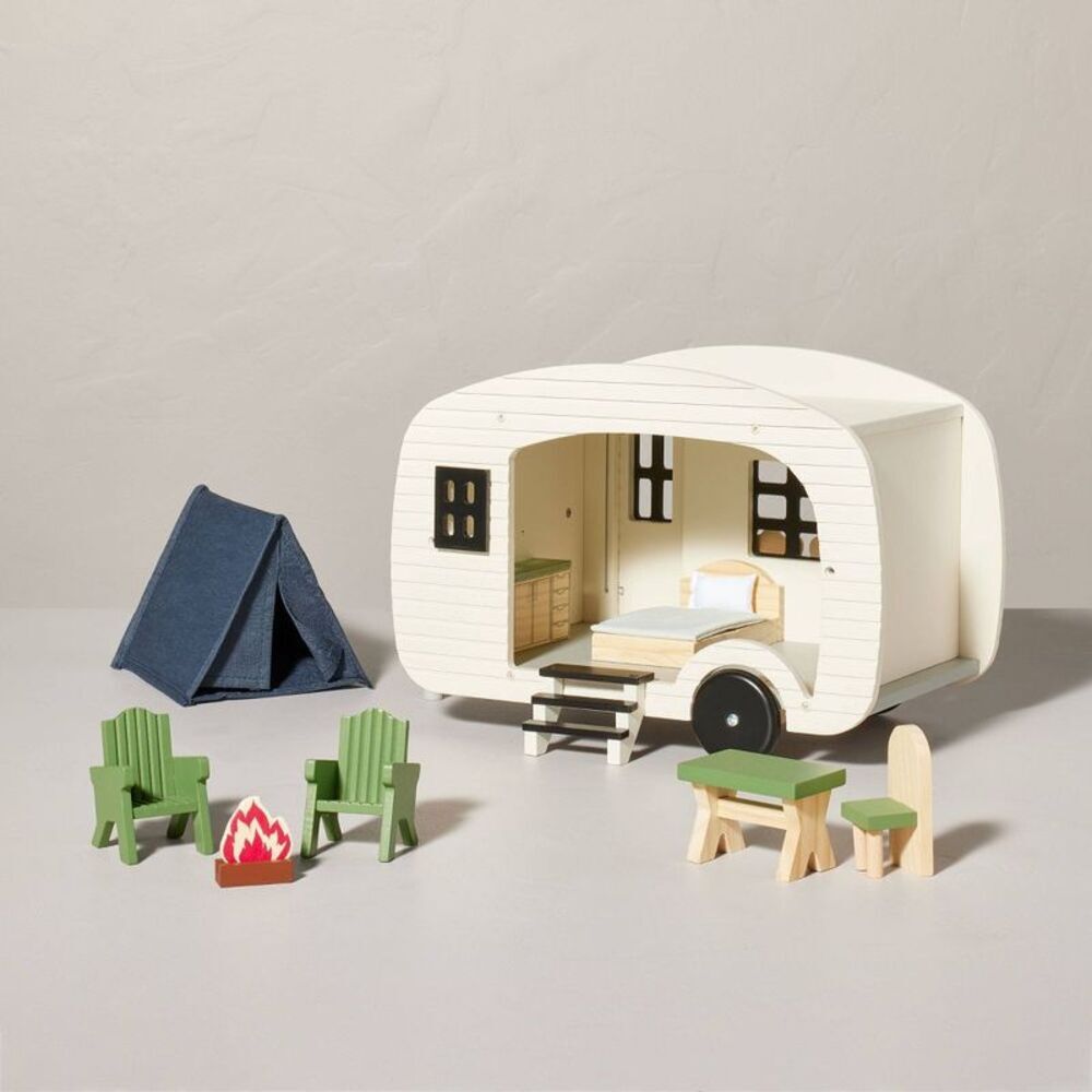 Toy Doll Camper with Accessories - Hearth & Hand Magnolia Fits 1" Dolls